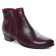 low boots bordeaux mode femme automne hiver 2024 vue 1