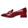 mocassins rouge vernis mode femme automne hiver 2024 vue 3