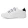 Tennis plateforme blanc argent mode femme automne hiver 2024 vue 3