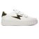 Tennis plateforme blanc kaki mode femme automne hiver 2024 vue 2