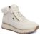 baskets fourrées blanc creme mode femme automne hiver 2025 vue 1