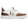 baskets mode blanc marron mode femme automne hiver 2025 vue 2