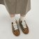 baskets mode blanc marron mode femme automne hiver 2025 vue 8