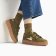 baskets mode vert kaki mode femme automne hiver 2025 vue 8