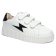 baskets plateforme blanc noir mode femme automne hiver 2025 vue 1