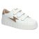 baskets plateforme blanc or mode femme automne hiver 2025 vue 1