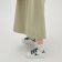 baskets plateforme blanc vert mode femme automne hiver 2025 vue 8