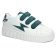 baskets plateforme blanc vert mode femme automne hiver 2025 vue 1