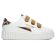baskets plateforme blanc marron mode femme automne hiver 2025 vue 2