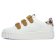 baskets plateforme blanc marron mode femme automne hiver 2025 vue 3