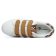 baskets plateforme blanc marron mode femme automne hiver 2025 vue 4
