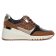 baskets compensees marron doré mode femme automne hiver 2025 vue 2