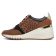 baskets compensees marron doré mode femme automne hiver 2025 vue 3