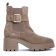 boots élastiquées beige mode femme automne hiver 2025 vue 2