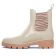 boots élastiquées blanc creme mode femme automne hiver 2025 vue 3