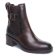boots élastiquées marron foncé mode femme automne hiver 2025 vue 1