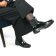 boots élastiquées noir or mode femme automne hiver 2025 vue 8