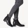 boots élastiquées noir mode femme automne hiver 2025 vue 8