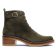 bottines à lacets vert kaki mode femme automne hiver 2025 vue 2