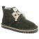 bottines à lacets vert foncé mode femme automne hiver 2025 vue 1