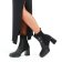 boots noir velours mode femme automne hiver 2025 vue 8
