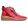 bottines à lacets rouge mode femme automne hiver 2025 vue 2