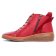 bottines à lacets rouge mode femme automne hiver 2025 vue 3