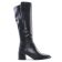 bottes stretch noir mode femme automne hiver 2025 vue 2