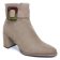 bottines à talon beige taupe mode femme automne hiver 2025 vue 1