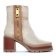 bottines à talon blanc creme mode femme automne hiver 2025 vue 2