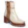 bottines à talon blanc creme mode femme automne hiver 2025 vue 1