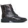bottines à lacets noir leopard mode femme automne hiver 2025 vue 2