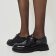 derbys noir glacé mode femme automne hiver 2025 vue 8