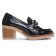 mocassins talon haut noir mode femme automne hiver 2025 vue 2