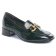 mocassins trotteurs vert foncé mode femme automne hiver 2025 vue 1
