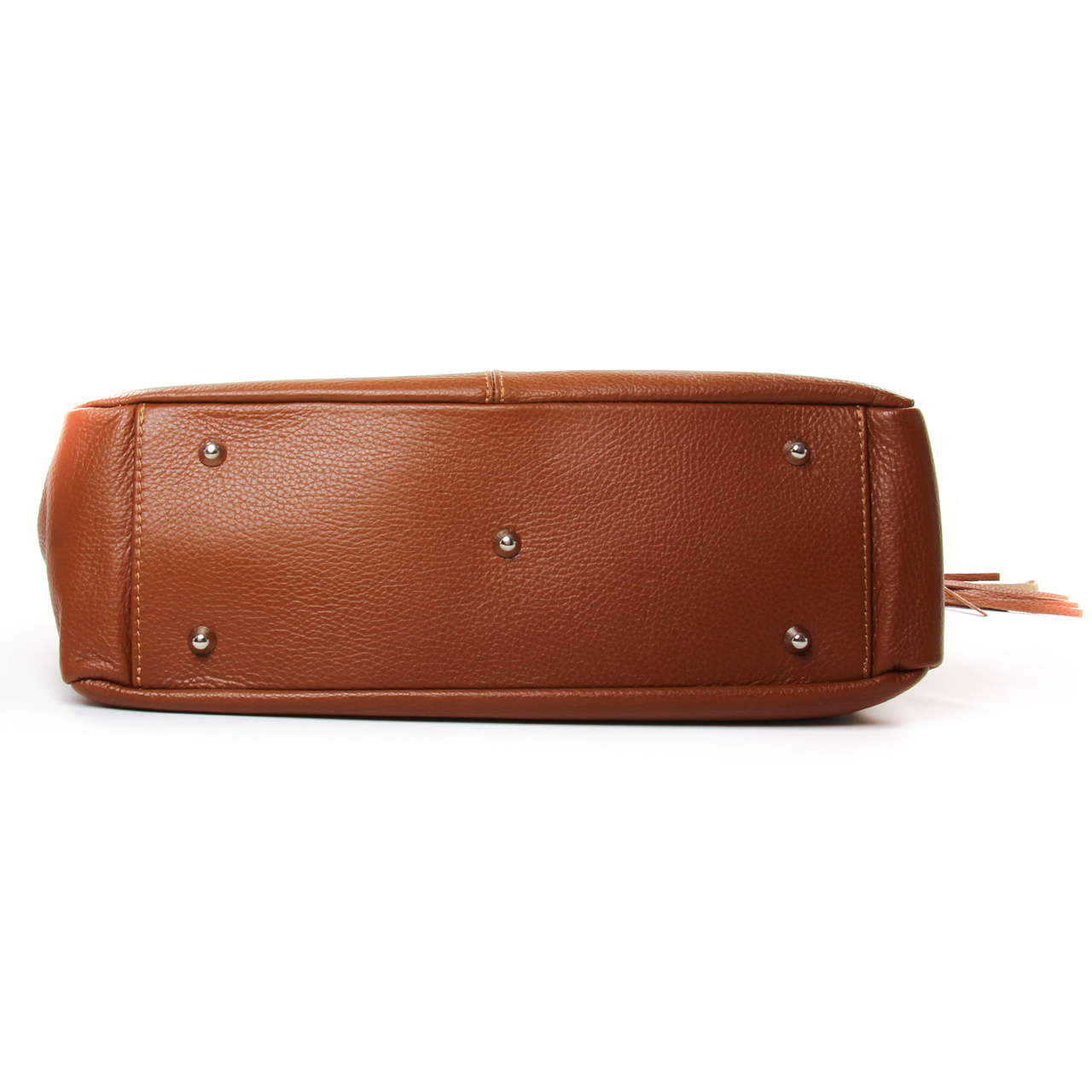 Grand Sac à Main En Cuir Marron - Style Fourre-tout - Occasion