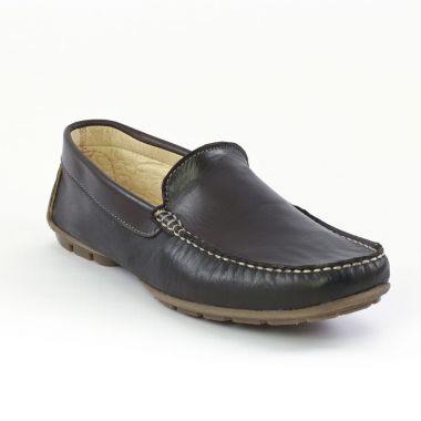 Mocassins Et Bateaux Yann Bolligen 911 Marron Fonce, vue principale de la chaussure homme