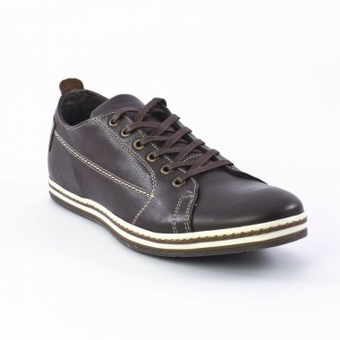 Tennis Yann Bolligen 1155H Marron, vue principale de la chaussure homme