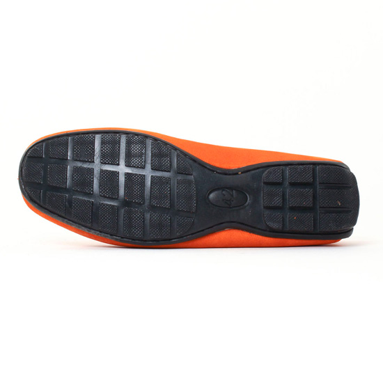 mocassins orange mode homme printemps été - Photo Produit 5