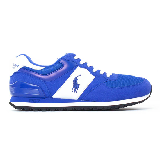 baskets bleu roi mode homme printemps été - Photo Produit 2