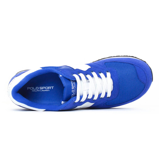 baskets bleu roi mode homme printemps été - Photo Produit 4