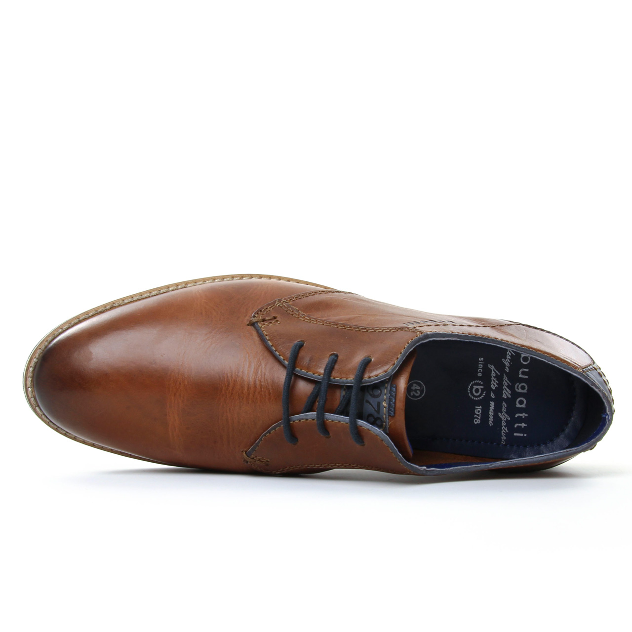 Derbies Homme Bugatti - Modèle 312420021000, En Cuir, Semelle Synthétique, Style Classique Et élégant