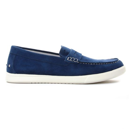 mocassins bleu marine mode homme printemps été - Photo Produit 2