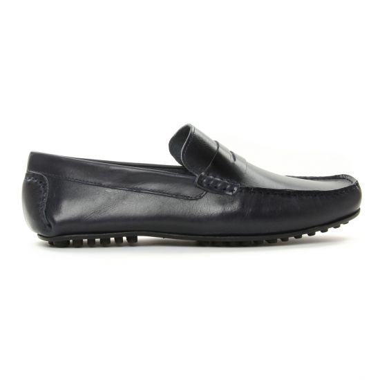 mocassins bleu marine mode homme printemps été - Photo Produit 2