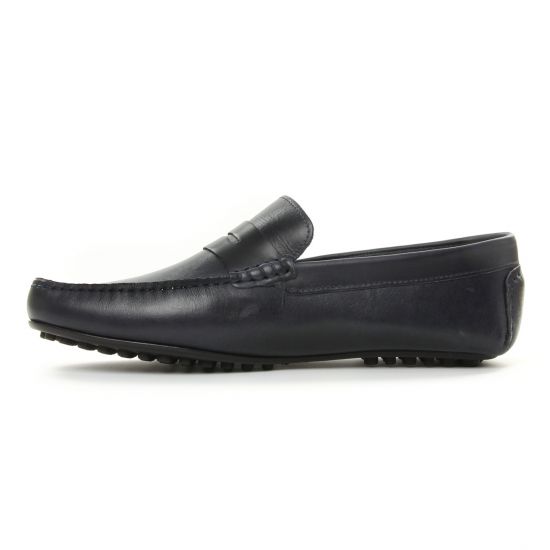 mocassins bleu marine mode homme printemps été - Photo Produit 3