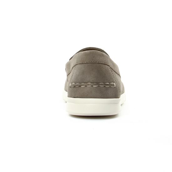 mocassins gris taupe mode homme printemps été - Photo Produit 7
