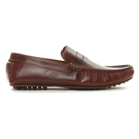 mocassins marron mode homme printemps été - Photo Produit 2