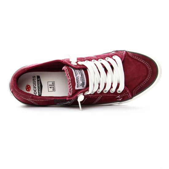 tennis et baskets mode bordeaux mode homme printemps été - Photo Produit 4
