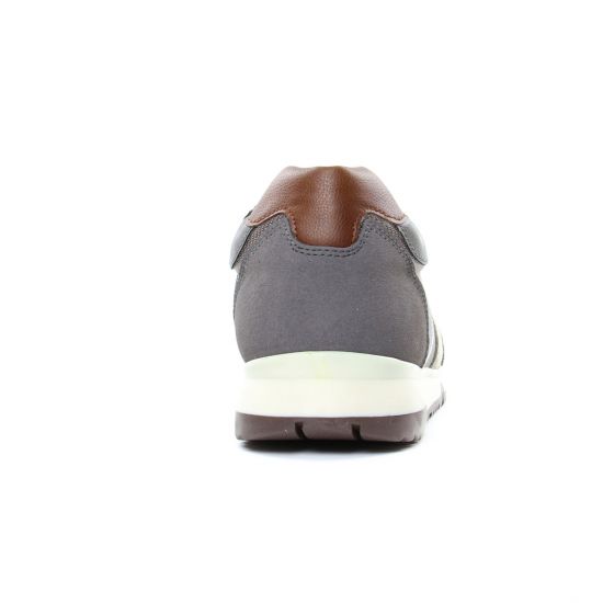 baskets gris marron mode homme printemps été - Photo Produit 7
