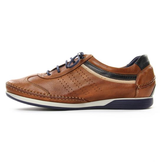 tennis et baskets mode marron bleu mode homme printemps été - Photo Produit 3